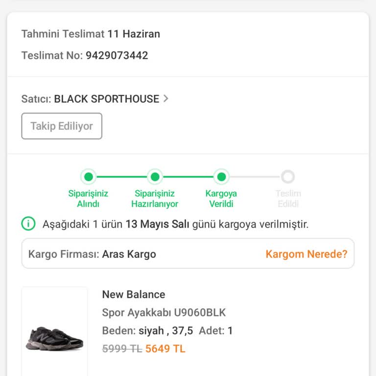 Trendyol'dan Aldığım Ürün Gönderilmedi, Mağduriyetim Giderilmiyor