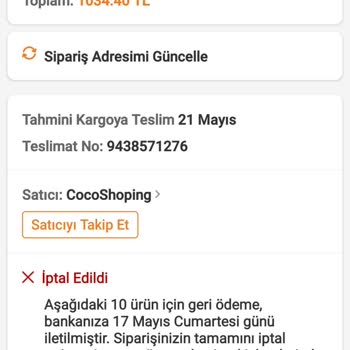 Eksik Ürün Gönderimi Ve Yanıltıcı Reklamlardan Şikayetçiyim