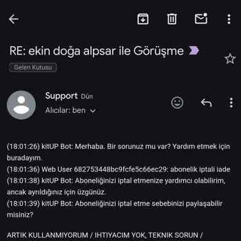 İptal Edilen Abonelikten Sonra Haksız Para Çekimi Ve Yetersiz Destek