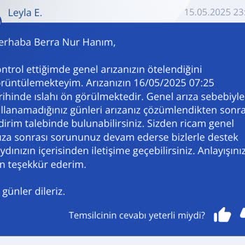 3 Gündür Süren İnternet Kesintisi Ve Yetersiz Destek Nedeniyle İş Akışım Aksadı