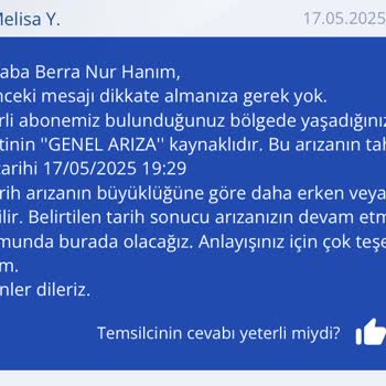 3 Gündür Süren İnternet Kesintisi Ve Yetersiz Destek Nedeniyle İş Akışım Aksadı