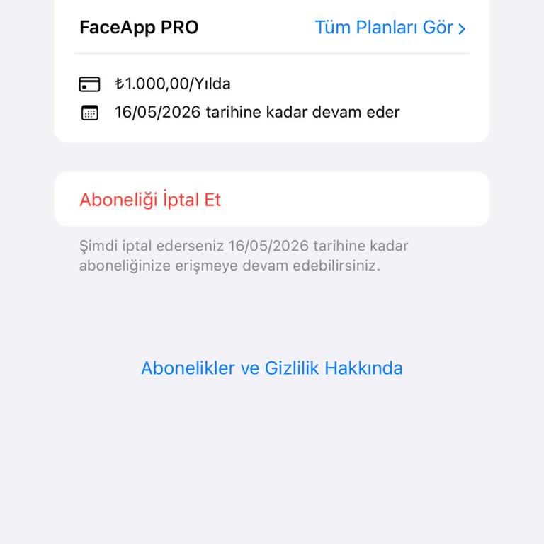 Faceapp İzinsiz Para Çekti İade Talebim Var