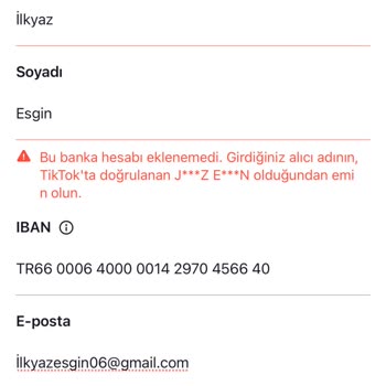 TikTok Kimlik Doğrulama Sorunu Ve Bakiye Çekememe