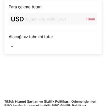 TikTok Kimlik Doğrulama Sorunu Ve Bakiye Çekememe