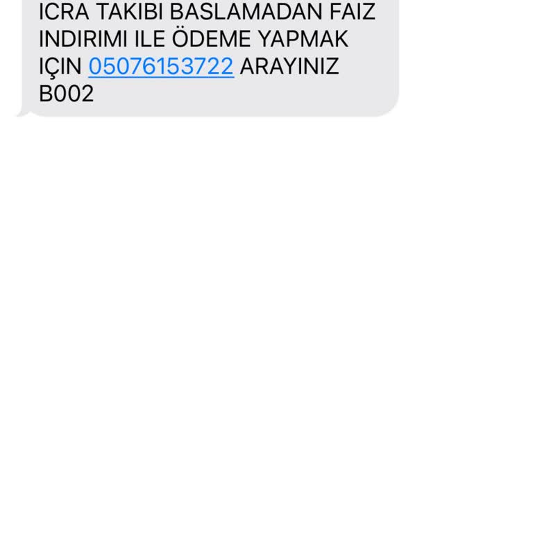 CLK Hukuk Bürosu Adı Altında Asılsız İcra Mesajı