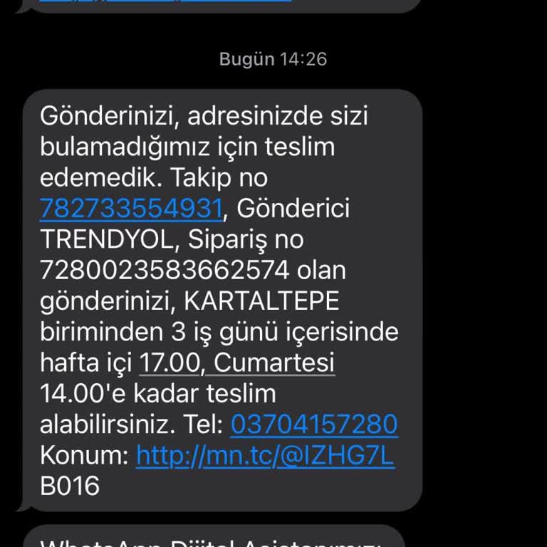 Evimde Olmama Rağmen Kargom Teslim Edilmedi Mesajı Geldi
