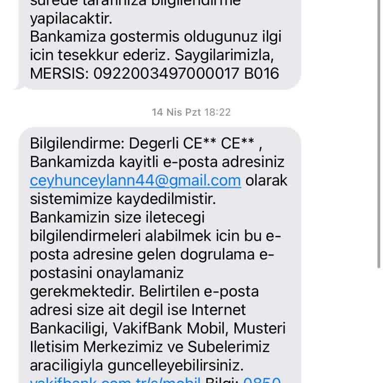 VakıfBank Sirkeci Şubesinden Kart İşlemlerinde İletişim Eksikliği