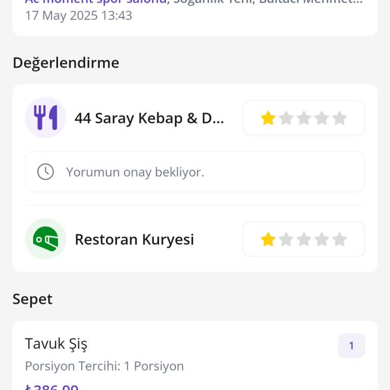 Getir Yemek Siparişim Teslim Edilmedi, İptal Sürecinde Müşteri Mağdur Edildi