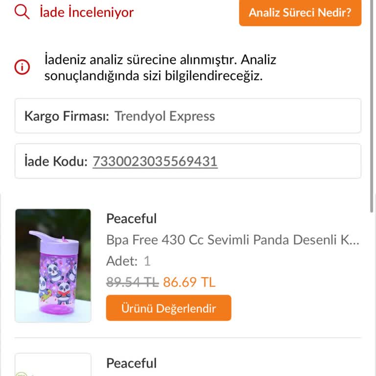Trendyol'dan Aldığım Sulukların Sorunu Ve İade Sürecindeki Mağduriyetim