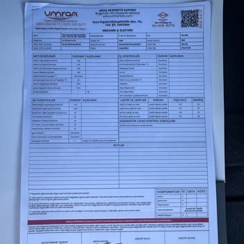 Ekspertiz Raporunda Gözden Kaçan Büyük Arıza Ve İletişimsizlik Mağduriyeti