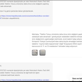 Garanti Kapsamındaki Telefon Tutucu Kırıldı Talebim Gerekçesiz Reddedildi