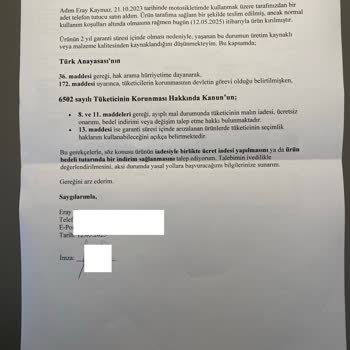 Garanti Kapsamındaki Telefon Tutucu Kırıldı Talebim Gerekçesiz Reddedildi