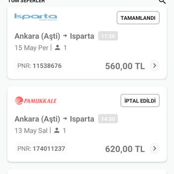 Bilet İptalinde Para İadesi Sorunu Ve Cüzdan Bakiyesi Hatası