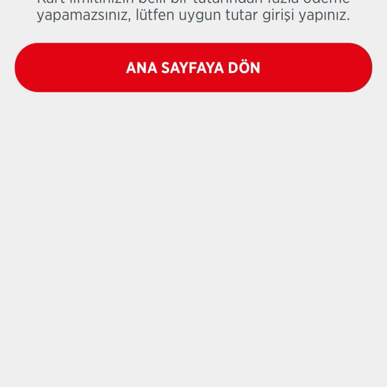 Kredi Kartı Borcu Ödemesinde Limit Engeline Takılıyorum