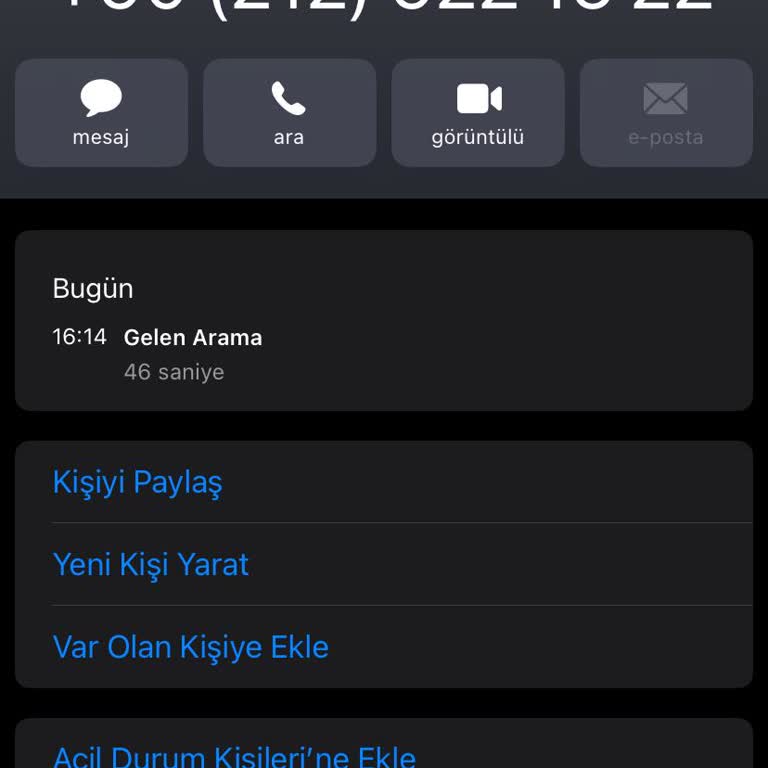 02129221522 Numaradan Yanıltma Amaçlı Gelen Arama!