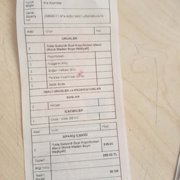 Siparişim Hem Geç Hem Eksik Ve Soğuk Teslim Edildi