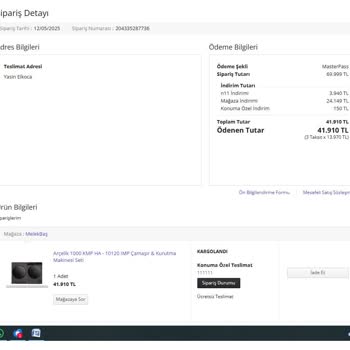 Sipariş Verilen Ürünün Teslim Edilmemesi Ve İptal Sürecinde Yaşanan Sorun