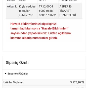 Sipariş Verildi, Ürün Hala Teslim Edilmedi