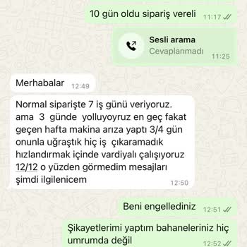 Sipariş Sonrası Ürün Gönderilmedi, İade Talepleri Cevapsız Kaldı