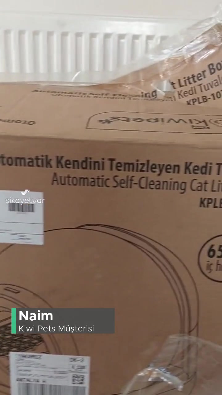 Kiwi Pets Otomatik Kedi WC Bu Başkasının Tamirat Değil Sıva Yapılmış Resmen! videonun kapak resmi
