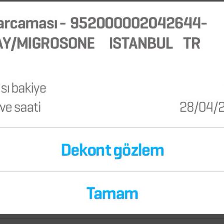 Migros Sanal Market'te Oluşan Hata Sonucu Param Kayboldu, İade Yapılmıyor