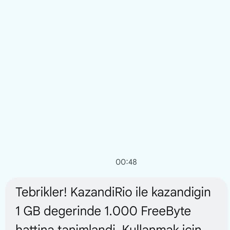 Hediye İnternetlerim Tanımlanmadı Mağdur Oldum