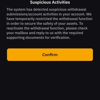 Bybit Hesabım Askıya Alındı, 2 Aydır Paramı Alamıyorum