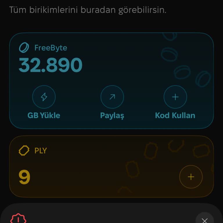 Kim GB İster Uygulamasında Puanlarımı GB'a Çeviremiyorum