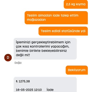 Yağlı Et, Eksik İade Ve Yetersiz Destek: Migros Gel Al Siparişimde Hayal Kırıklığı