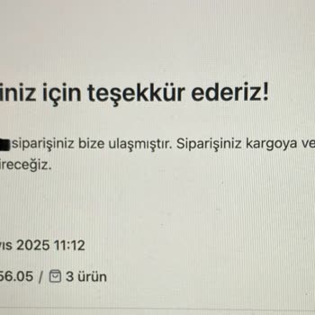 Sipariş Sonrası Bilgilendirme Ve Teslimat Sorunu Yaşadım