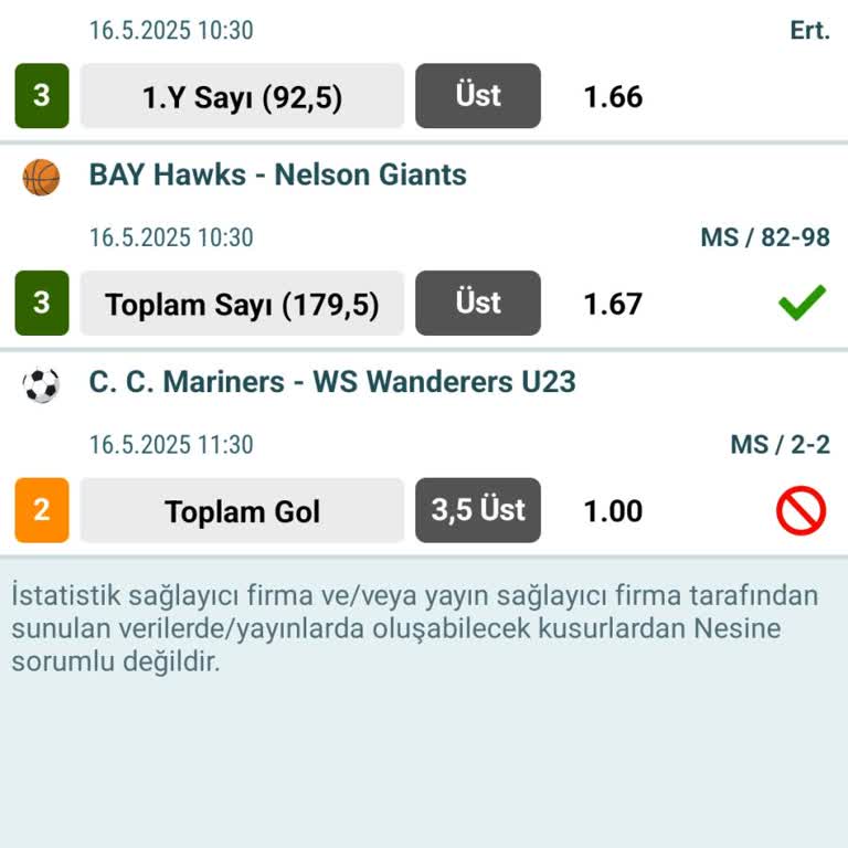 Maç Yer Değişikliği Nedeniyle Kuponum İptal Edildi