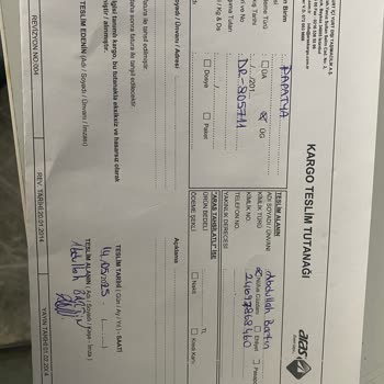 Aras Kargo'da Kayıp Kargo Ve Maddi Zararım Karşılanmıyor!