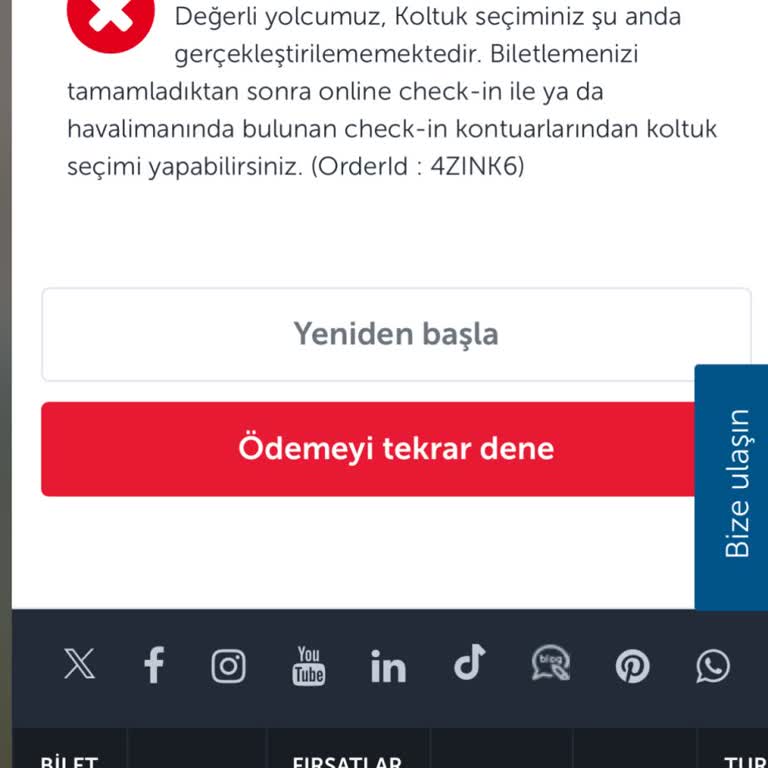 Uçuş Öncesi Koltuk Seçimi Sorunu Ve Mağduriyet