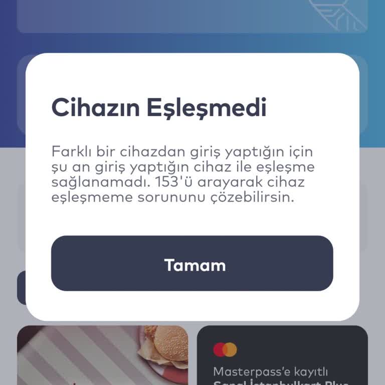 Cihaz Değişikliği Sonrası Uygulama Eşleştirme Sorunu Ve Destek Talebi