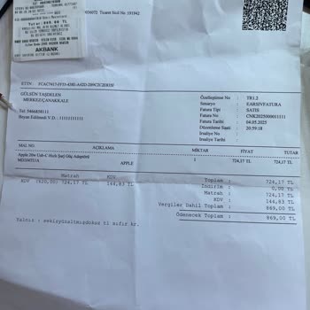 Aldığım Şarj Cihazı Yavaş Şarj Ediyor, İade Süreci Ve Personel Yaklaşımı Sorunlu