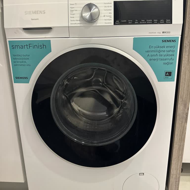 Siemens Çamaşır Makinesi Yanık Lastik Kokusu Sorunu Çözülemiyor