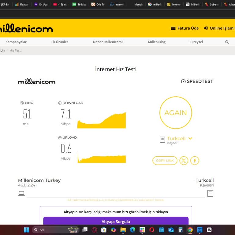 Şehir Merkezinde Düşük İnternet Hızı Nedeniyle Mağduriyet