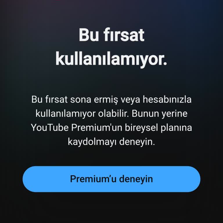 Trendyol GO Plus Youtube Premium Kodu Geçersiz Ve Destek Yetersizliği