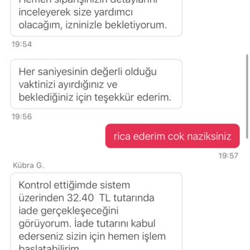 Yemekten Eldiven Parçası Çıktı, İade Ve Kalite Sorunları Yaşadım