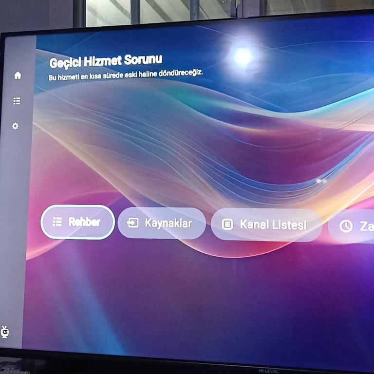 Hi Level 55 İnç Televizyonda Uygulama Hatası Ve Hizmet Sorunu