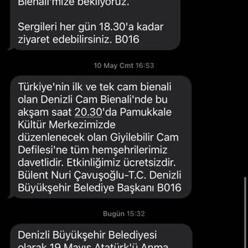 Denizli Büyükşehir Belediyesi'nden Gelen Sürekli SMS'ler Rahatsız Ediyor