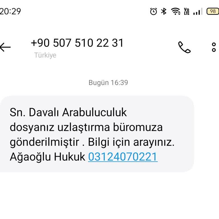 Şüpheli Arabuluculuk Mesajı Ve Hukuki Endişelerim