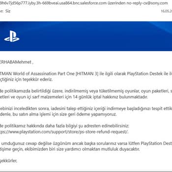 Yanlış Bilgilendirme Nedeniyle VR2 Destekli Oyun Satın Alımında Sorun Yaşadım