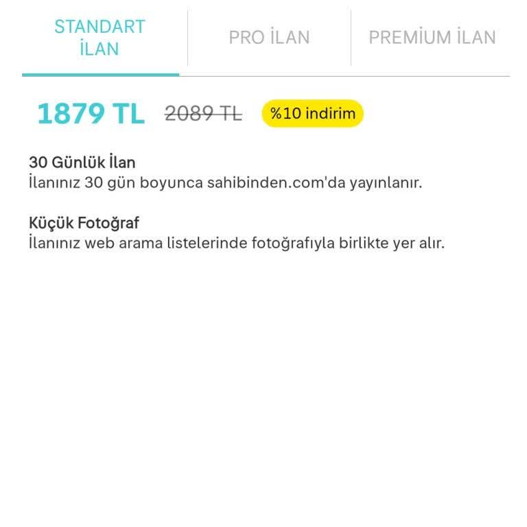 Sahibinden'de İlan Ücretlerine Şok Zam!