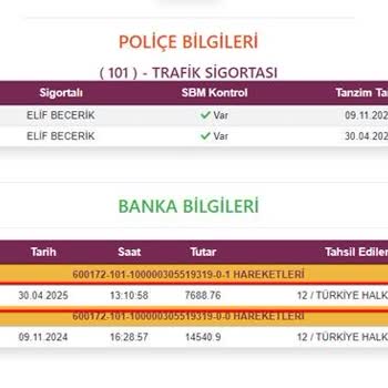 Sigorta İadesi Banka Hesabıma Ulaşmadı