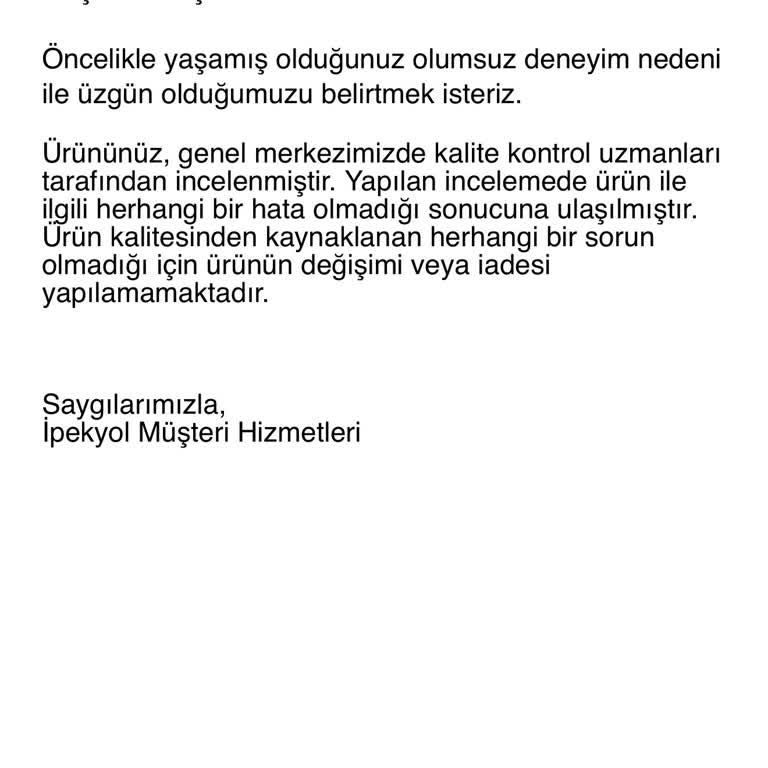 Kısa Sürede Pamuklanan Ürüne Çözüm Bulunmadı