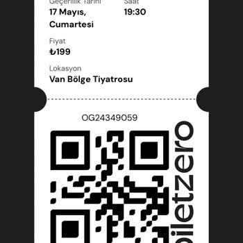 Aldığım Tiyatro Bileti İçin Etkinlik Gerçekleşmedi