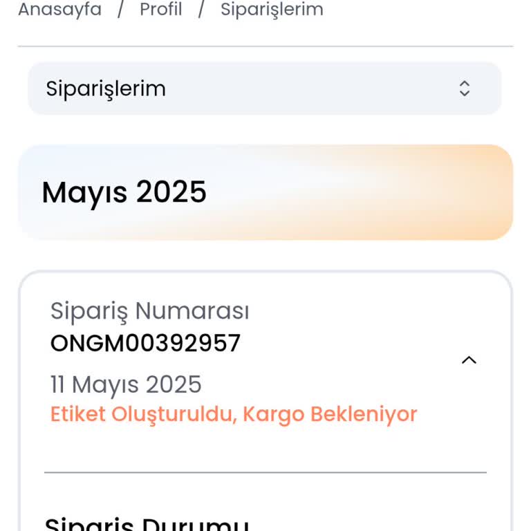 Siparişim 6 Gündür Hazırlanmadı, Bilgi Alamıyorum