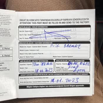 Akü Garanti Süresi Sonrası Destek Sağlanmaması