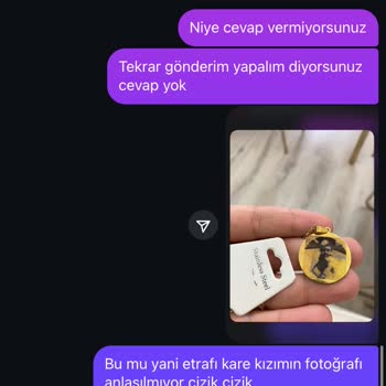 Aldığım Kolyenin Görselle Alakası Yok, İletişim Kuramıyorum